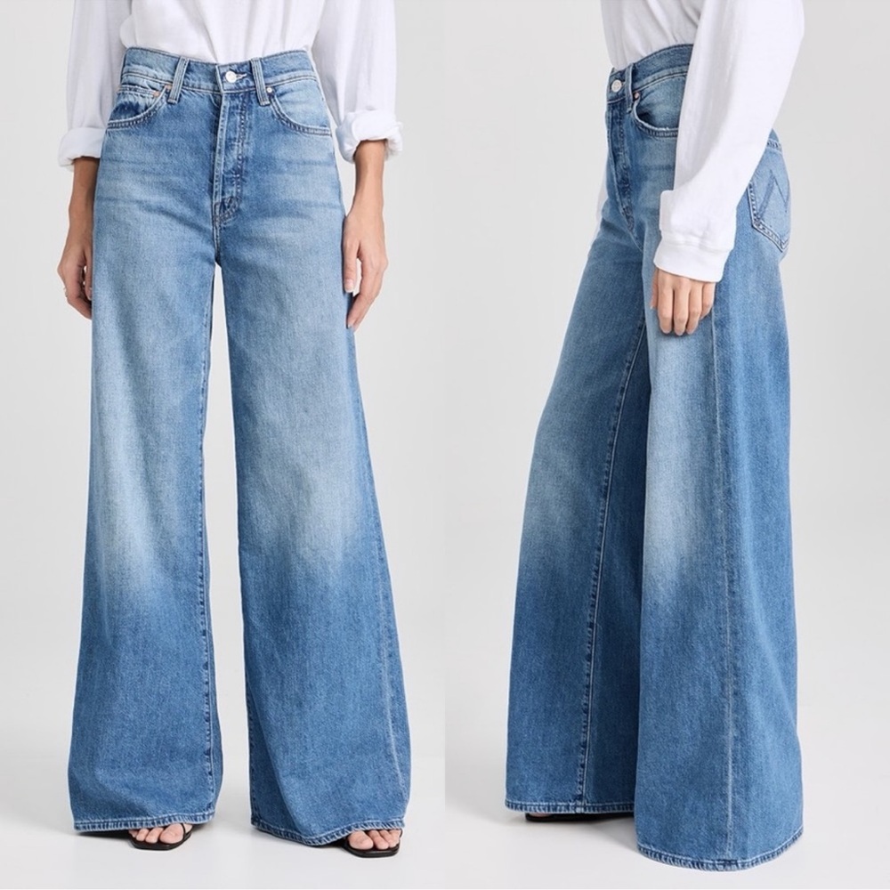 Women's Mother Denim Ditcher Roller Sneak Wide Leg Jean 27